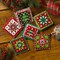 Bucilla Felt Ornaments Applique Kit Set Of 6-Holiday Quilt Squares